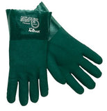 Premium Double-Dipped PVC Gloves, Large, Green 127-6412