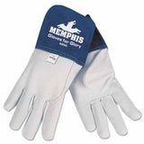 Gloves for Glory Premium Top Grain Goatskin Leather Welding Work Gloves, Large, Blue/White, 4.5 in cuff 127-4850L