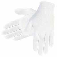 Lisle Cotton Inspector Gloves, 100% Cotton, Small 127-8610C