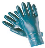 Predalite Nitrile Gloves, Fully Coated, Large, Blue 127-9786L