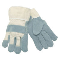 Select Split Cow Gloves, X-Large, Gray/White 127-1400XL