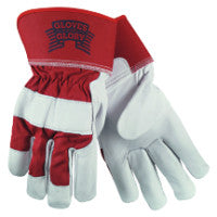 Grain Leather Palm Gloves, Large, Goatskin 127-1940L