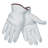 Premium Grain Leather Driving Gloves, Goatskin, Large, Unlined, Keystone Thumb 127-3611L
