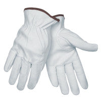 Premium Grain Leather Driving Gloves, Goatskin, Large, Unlined, Keystone Thumb 127-3611L