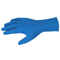 MedTech Exam Gloves, Medium, Blue, Latex, 11 mil 127-5049M