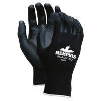 NXG PU Coated Work Gloves, Medium, Black 127-9669M