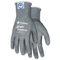 Ninja Force Coated Gloves, Large, Gray/Salt and Pepper 127-N9677L