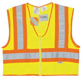 Luminator Class II Flame Resistant Vests, 2X-Large, Fluorescent Lime 611-WCCL2LFRX2