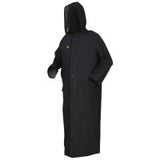Classic Plus Series Rider Coat, Medium, PVC/Polyester, Black 611-FR267CM