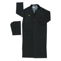Classic Plus Series Rider Coat, 4X-Large, PVC/Polyester, Black 611-FR267CX4