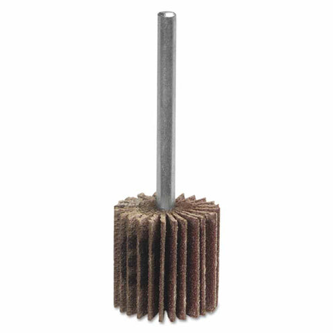 Mini Flap Wheels with Mounted Steel Shanks, 3 in x 3/4 in, 60 Grit, 20,000 RPM 481-08834137440