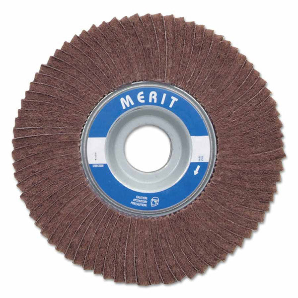 Interleaf Flap Wheels with Arbor Hole Mount, 1 in, 120 Grit, 6,000 rpm 481-08834126006