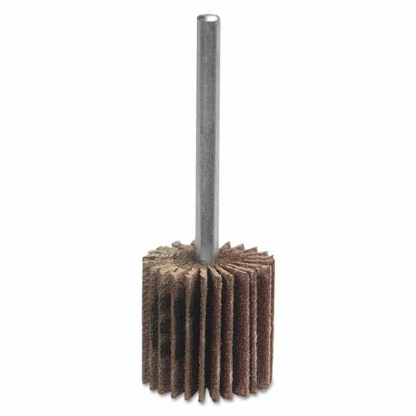 Metal Mini Flap Wheels with Mounted Steel Shanks, 1 1/2 in x 1 in, 120 Grit 481-08834149818