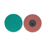 ZIRC Plus R801 PowerLock Cloth Discs-Type III, 1 1/2 in Dia., 60 Grit 547-08834167103