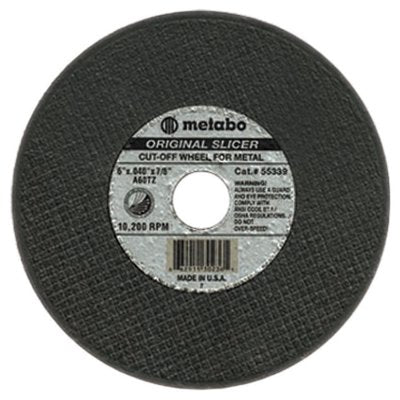 Original Slicer Cutting Wheel, 4-1/2 in dia, 0.045 in Thick, 7/8 in Arbor, 60 Grit, AO 469-55346