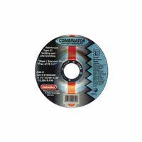 Wheel, 4 1/2 in Dia, 0.45 in Thick, A 46 U Grit Stainless Steel 469-616500420