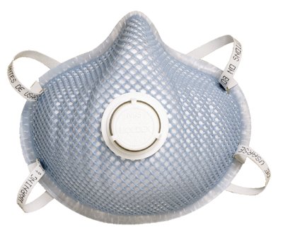 2300 N95 2-Strap Particulate Respirator with Exhale Valve, Disposable, Half-Face, Medium/Large 507-2300N95