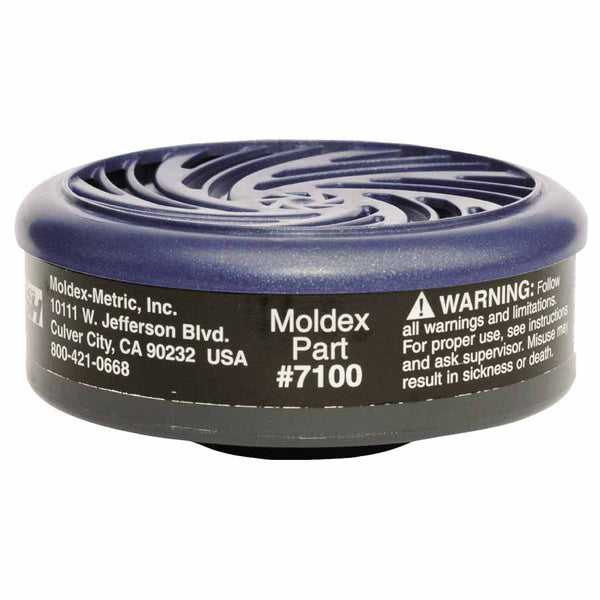 7000 & 9000 Series Gas/Vapor Cartridge, Organic Vapors, Black 507-7100