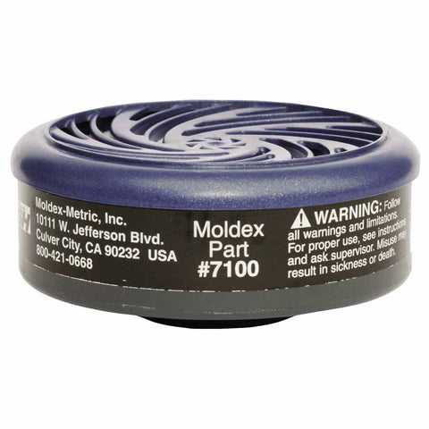 7000 & 9000 Series Gas/Vapor Cartridge, Organic Vapors, Black 507-7100