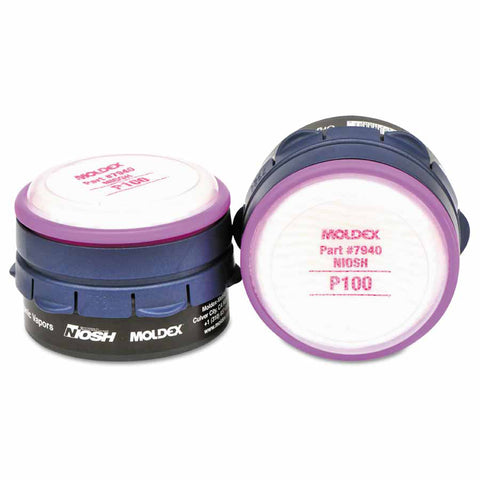 7000 & 9000 Series Combo Stacked Cartridge/Filter, Organic Vapor, Gray/Fuchsia 507-7140