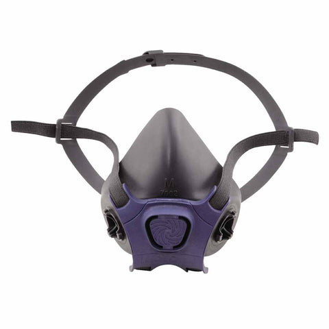 7000 Series Reusable Half-Mask Facepiece, Small, Gases/Particulates/Vapors, Thermoplastic Elastomer 507-7001