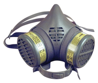 8000 Series Assembled Respirator, Medium, Multi-Gas/Vapor, Thermoplastic Elastomer 507-8602