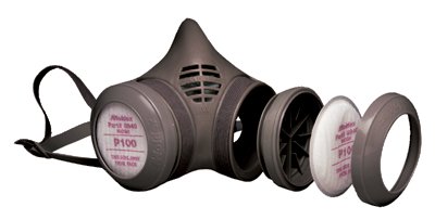 8000 Series Assembled Respirators, Medium, P100 507-8942