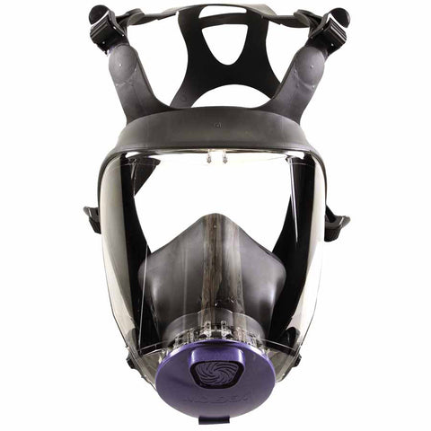 9000 Series Reusable Full Face Respirator, Large, Airborne Particles/Gases/Vapors, Thermoplastic Elastomer 507-9003
