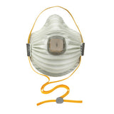 Airwave N100 Disposable Particulate Respirator, Non-Oil Particulates, Medium/Large, White 507-4700N100