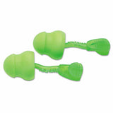Glide Foam No Roll Twist-In Earplugs, Green, Uncorded 507-6940