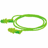 JETZ Reusable Earplug, TPE, Bright Green, Corded 507-6455