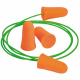 Mellows Foam Ear Plugs, Polyurethane, Bright Orange, Uncorded 507-6820