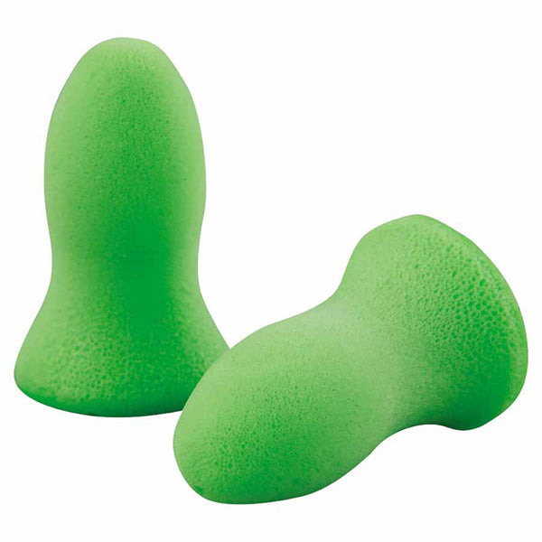 Meteors Disposable Earplugs, Foam, Green, Uncorded 507-6870