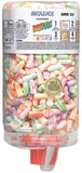 PlugStation Earplug Dispenser, Disposable Plastic Bottle, Foam Earplugs, Assorted Color Swirls/Streaks, SparkPlugs 507-6645