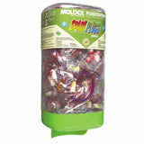 PlugStation Earplug Dispenser, Disposable Plastic Bottle, Foam Earplugs, Assorted Color Swirls/Streaks, SparkPlugs 507-6880