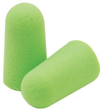 Pura-Fit Foam Earplugs, Foam, Bright Green, Uncorded 507-6800