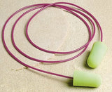 Pura-Fit Foam Earplugs, Foam, Bright Green, Corded 507-6900
