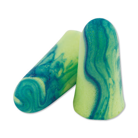 Soothers Moisturizing Disposable Earplug, Soft Foam, Blue/Green, Uncorded 507-6680