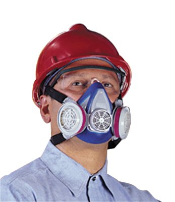 Advantage 200 LS Half-Mask Respirator, Large, 2-Pc Neckstrap 454-815700