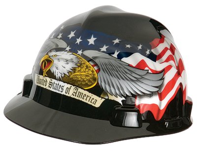 Freedom Series V-Gard Helmet, Fas-Trac Ratchet, Cap, American Eagle 454-10079479