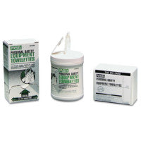 Personal Safety Equipment Towelette, 5 in X 7-1/4 in, Paper, White 454-697383