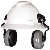 SoundControl SH Cap Earmuff, 25 dB NRR, Gray/Black, Cap-Mounted 454-10129327