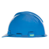 V-Gard 500 Protective Caps and Hats, 4 Point Fas-Trac, Vented Cap, Blue 454-10034019