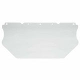 V-Gard Accessory System General Purpose Visor, Anti-Fog, Anti-Scratch, Clear, 17 in L x 8 in H 454-10115836
