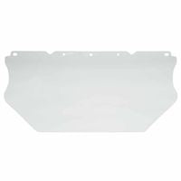 V-Gard Accessory System General Purpose Visor, Anti-Fog, Anti-Scratch, Clear, 17 in L x 8 in H 454-10115837
