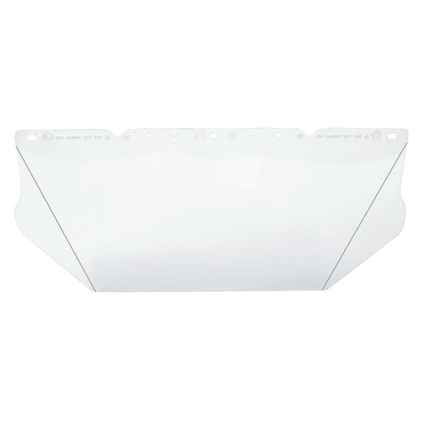 V-Gard Accessory System General Purpose Visor, Clear, Contoured, 17 in W x 8 in H 454-10115840