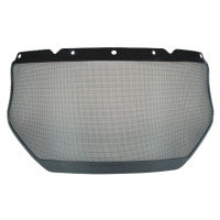 V-Gard Accessory System Mesh Visor, Uncoated, Silver, 17 in L x 8 in H 454-10116557