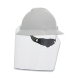 V-Gard Frameless Barrier for V-Gard Green Full Brim Hardhat, Clear 454-10215337