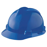 V-Gard Slotted Hard Hat Cap, Staz-On Suspension, Blue 454-463943
