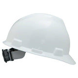 V-Gard Slotted Hard Hat Cap, Fas-Trac III Suspension, White 454-475358